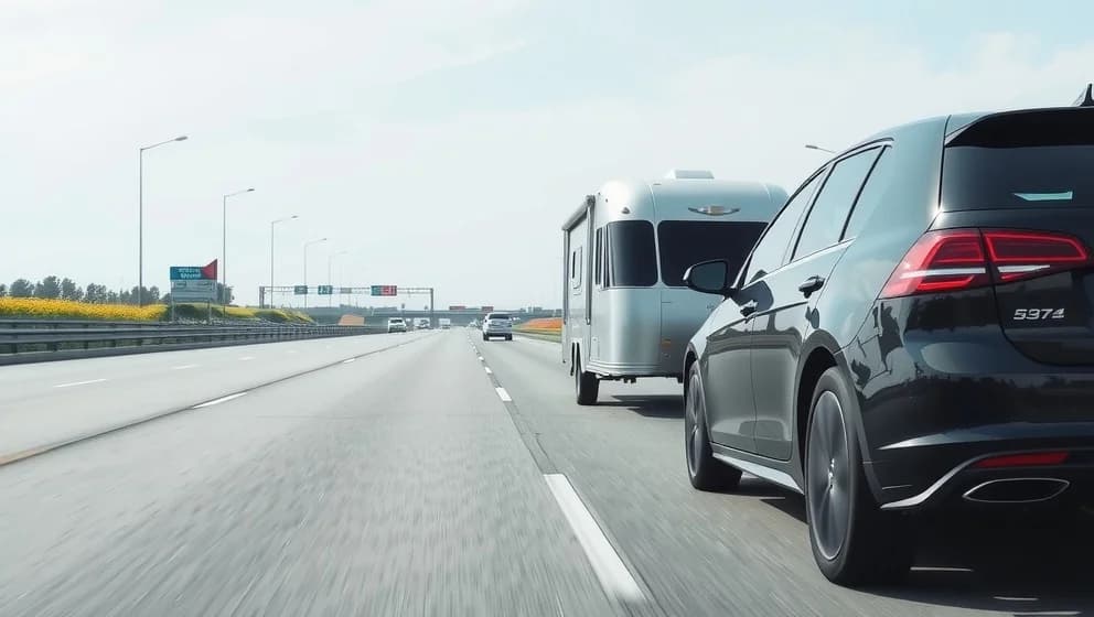 Hur snabbt får man köra med släp