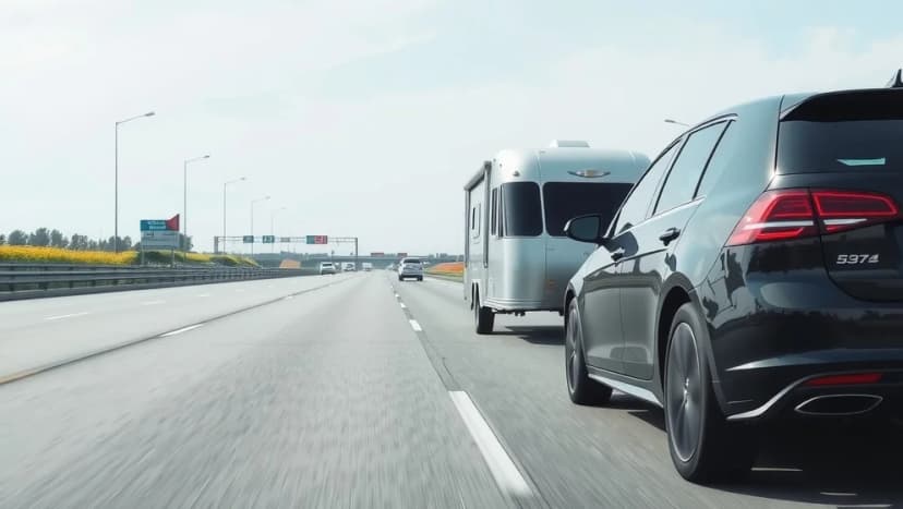 Hur snabbt får man köra med släp